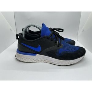 Size 7 - Nike Odyssey React 2 Flyknit Black Racer Blue 2020